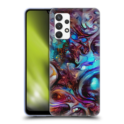 Cosmo18 Jupiter Fantasy Indigo Soft Gel Case for Samsung Galaxy A32 (2021)