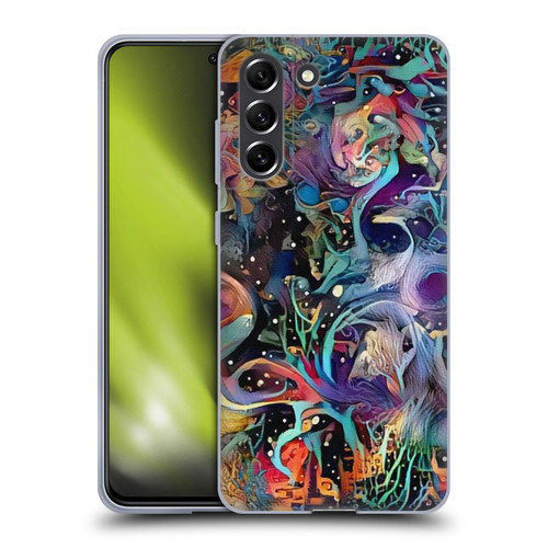 Cosmo18 Jupiter Fantasy Decorative Soft Gel Case for Samsung Galaxy S21 FE 5G