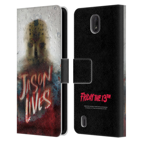 Friday the 13th Part VI Jason Lives Key Art Poster 2 Leather Book Wallet Case Cover For Nokia C01 Plus/C1 2nd Edition