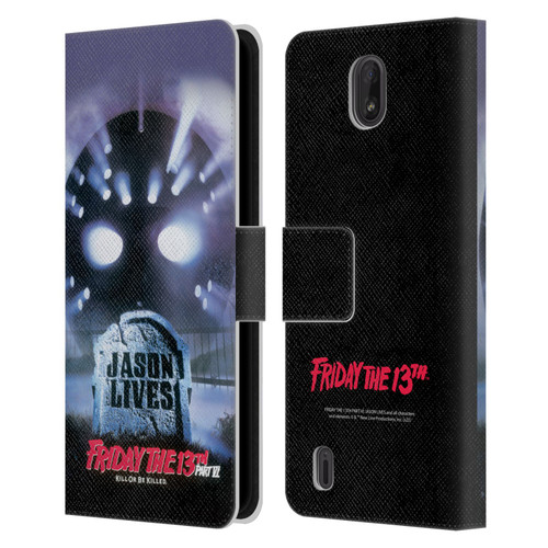 Friday the 13th Part VI Jason Lives Key Art Poster Leather Book Wallet Case Cover For Nokia C01 Plus/C1 2nd Edition