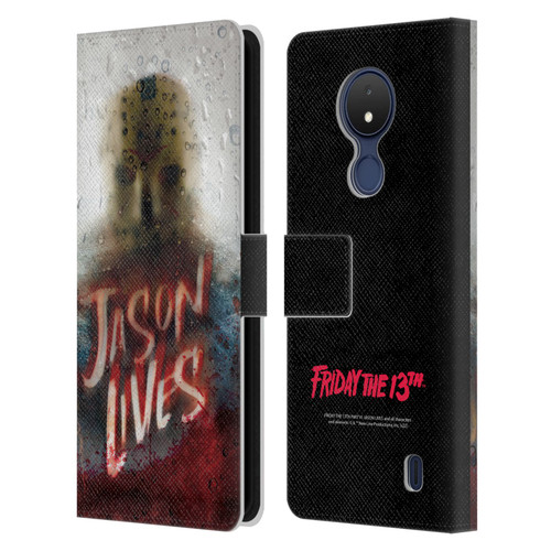 Friday the 13th Part VI Jason Lives Key Art Poster 2 Leather Book Wallet Case Cover For Nokia C21