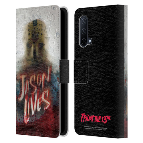 Friday the 13th Part VI Jason Lives Key Art Poster 2 Leather Book Wallet Case Cover For OnePlus Nord CE 5G