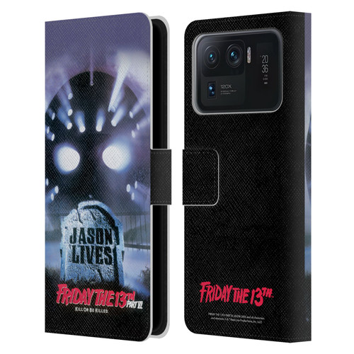 Friday the 13th Part VI Jason Lives Key Art Poster Leather Book Wallet Case Cover For Xiaomi Mi 11 Ultra