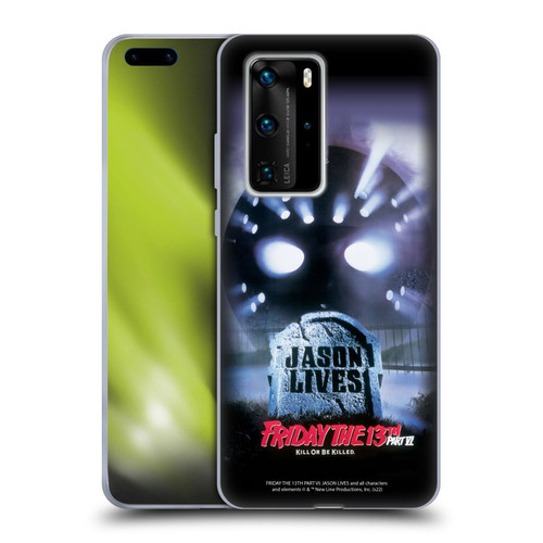 Friday the 13th Part VI Jason Lives Key Art Poster Soft Gel Case for Huawei P40 Pro / P40 Pro Plus 5G