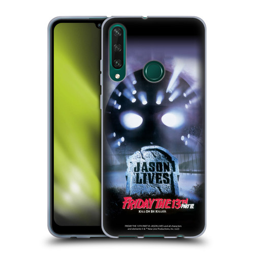 Friday the 13th Part VI Jason Lives Key Art Poster Soft Gel Case for Huawei Y6p