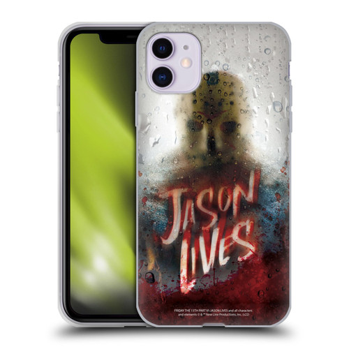 Friday the 13th Part VI Jason Lives Key Art Poster 2 Soft Gel Case for Apple iPhone 11