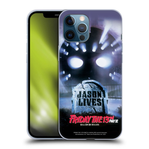 Friday the 13th Part VI Jason Lives Key Art Poster Soft Gel Case for Apple iPhone 12 Pro Max