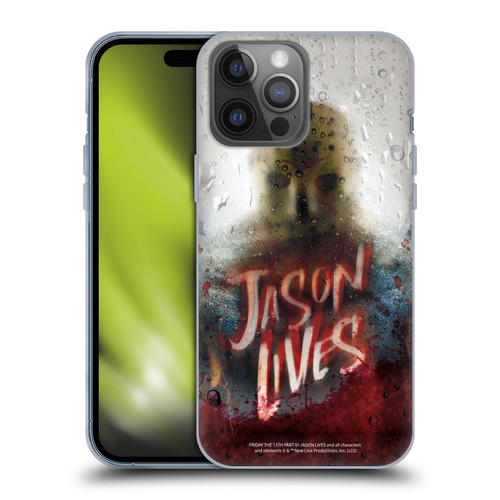 Friday the 13th Part VI Jason Lives Key Art Poster 2 Soft Gel Case for Apple iPhone 14 Pro Max