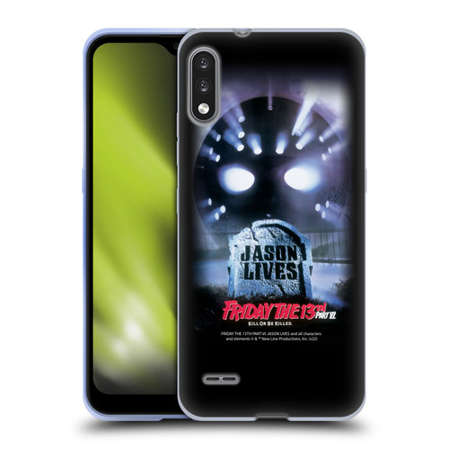 Friday the 13th Part VI Jason Lives Key Art Poster Soft Gel Case for LG K22