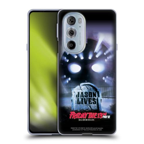 Friday the 13th Part VI Jason Lives Key Art Poster Soft Gel Case for Motorola Edge X30