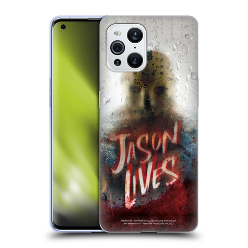 Friday the 13th Part VI Jason Lives Key Art Poster 2 Soft Gel Case for OPPO Find X3 / Pro