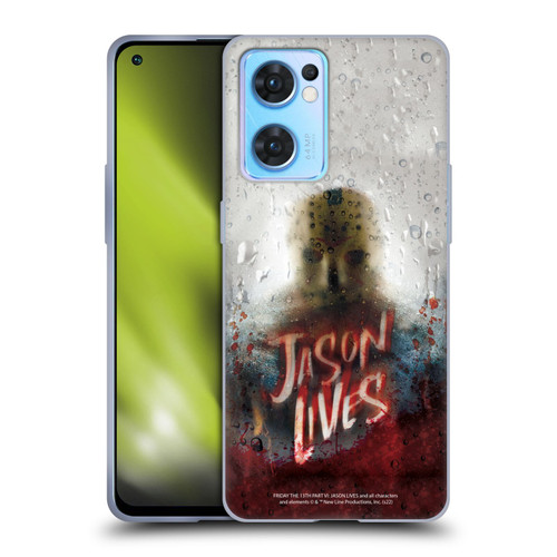 Friday the 13th Part VI Jason Lives Key Art Poster 2 Soft Gel Case for OPPO Reno7 5G / Find X5 Lite
