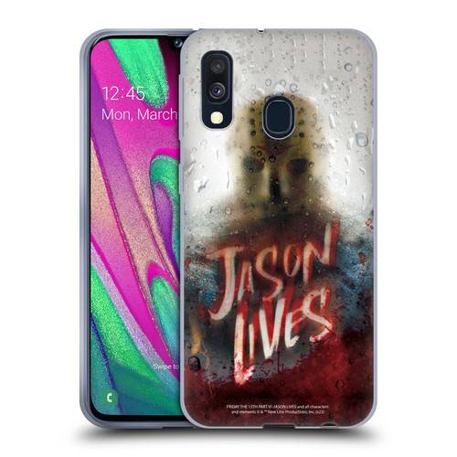 Friday the 13th Part VI Jason Lives Key Art Poster 2 Soft Gel Case for Samsung Galaxy A40 (2019)