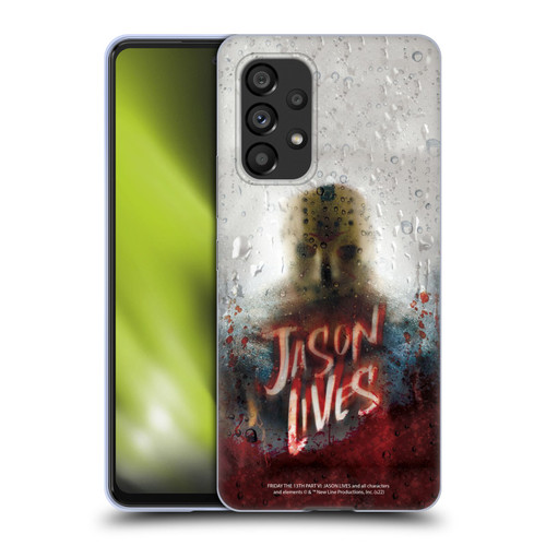 Friday the 13th Part VI Jason Lives Key Art Poster 2 Soft Gel Case for Samsung Galaxy A53 5G (2022)