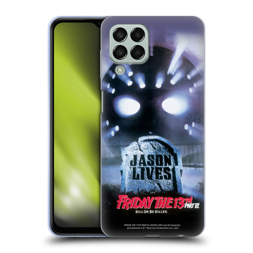 Friday the 13th Part VI Jason Lives Key Art Poster Soft Gel Case for Samsung Galaxy M33 (2022)