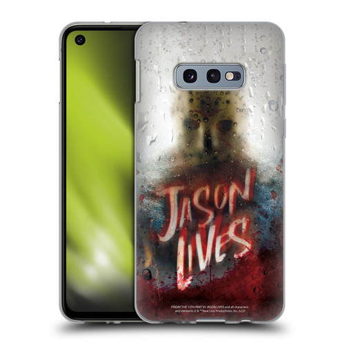Friday the 13th Part VI Jason Lives Key Art Poster 2 Soft Gel Case for Samsung Galaxy S10e