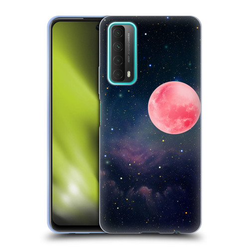Cosmo18 Space Pink Moon Soft Gel Case for Huawei P Smart (2021)