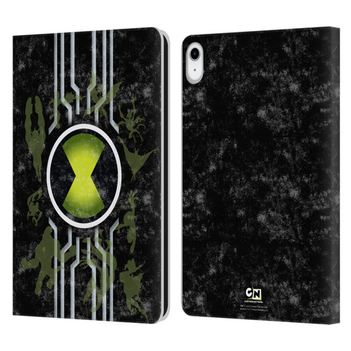 Ben 10: Alien Force Graphics Omnitrix Leather Book Wallet Case Cover For Apple iPad 10.9 (2022)