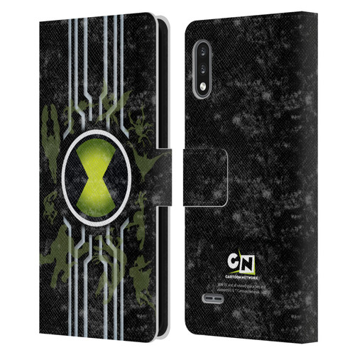 Ben 10: Alien Force Graphics Omnitrix Leather Book Wallet Case Cover For LG K22