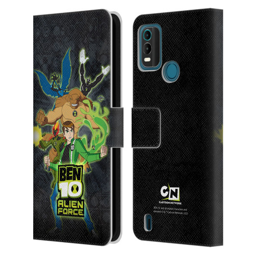 Ben 10: Alien Force Graphics Character Art Leather Book Wallet Case Cover For Nokia G11 Plus