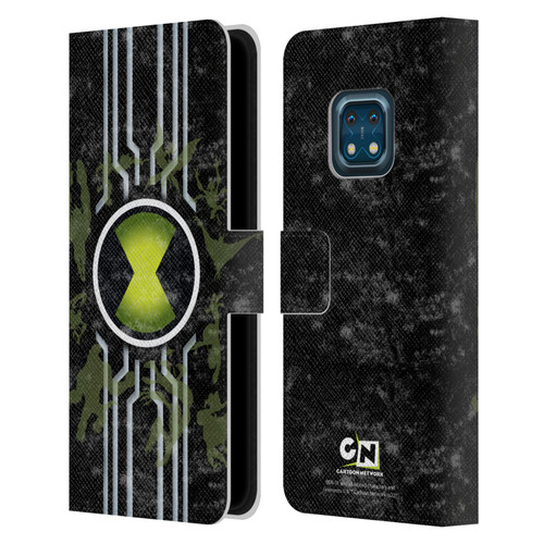 Ben 10: Alien Force Graphics Omnitrix Leather Book Wallet Case Cover For Nokia XR20