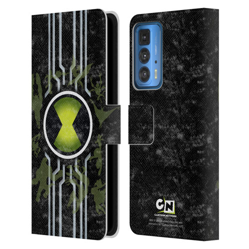 Ben 10: Alien Force Graphics Omnitrix Leather Book Wallet Case Cover For Motorola Edge 20 Pro