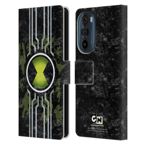 Ben 10: Alien Force Graphics Omnitrix Leather Book Wallet Case Cover For Motorola Edge 30