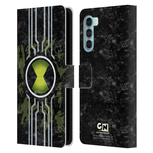 Ben 10: Alien Force Graphics Omnitrix Leather Book Wallet Case Cover For Motorola Edge S30 / Moto G200 5G