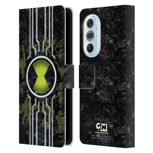 Ben 10: Alien Force Graphics Omnitrix Leather Book Wallet Case Cover For Motorola Edge X30