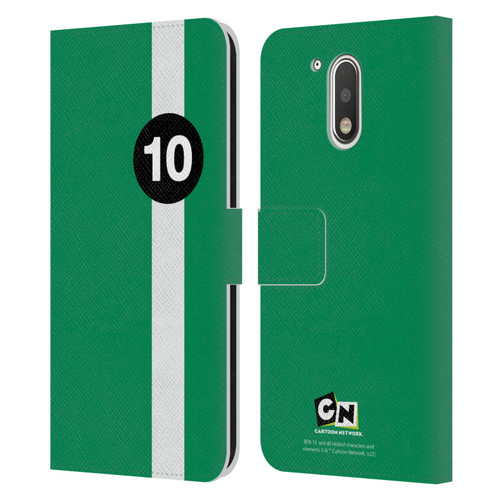 Ben 10: Alien Force Graphics Ben's Jacket Leather Book Wallet Case Cover For Motorola Moto G41