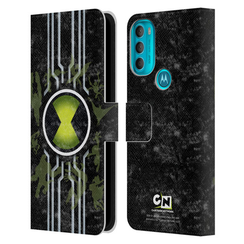 Ben 10: Alien Force Graphics Omnitrix Leather Book Wallet Case Cover For Motorola Moto G71 5G