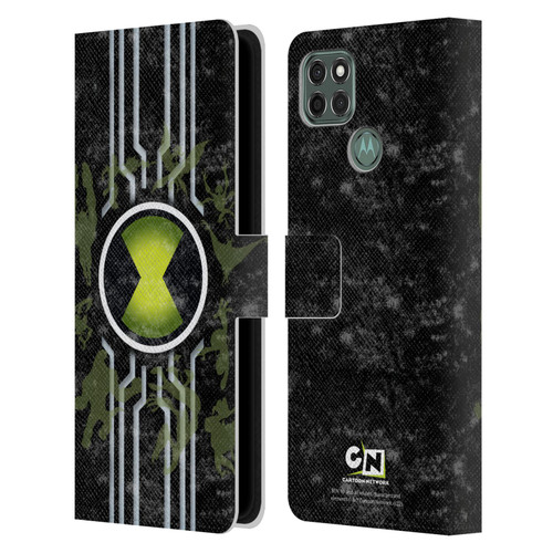 Ben 10: Alien Force Graphics Omnitrix Leather Book Wallet Case Cover For Motorola Moto G9 Power