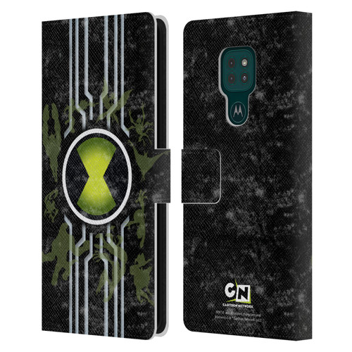 Ben 10: Alien Force Graphics Omnitrix Leather Book Wallet Case Cover For Motorola Moto G9 Play