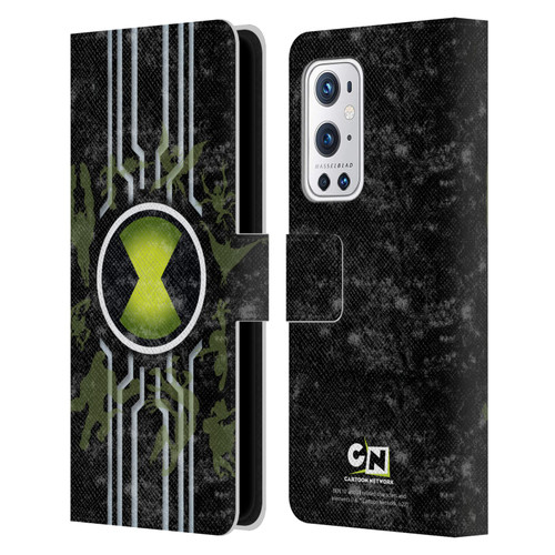 Ben 10: Alien Force Graphics Omnitrix Leather Book Wallet Case Cover For OnePlus 9 Pro