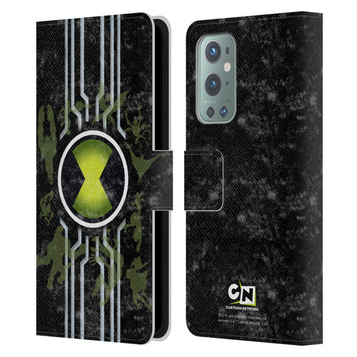 Ben 10: Alien Force Graphics Omnitrix Leather Book Wallet Case Cover For OnePlus 9