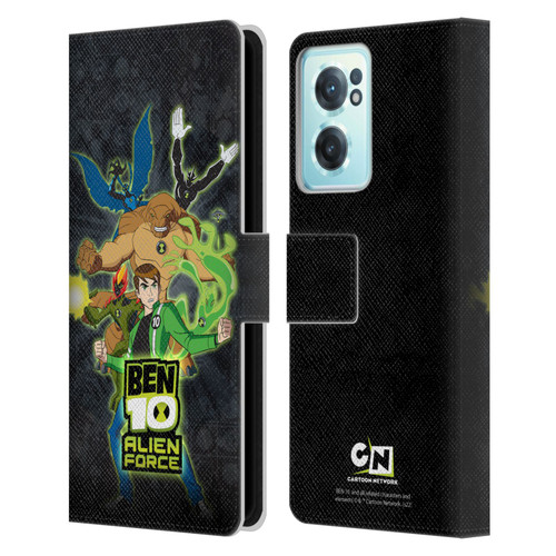 Ben 10: Alien Force Graphics Character Art Leather Book Wallet Case Cover For OnePlus Nord CE 2 5G