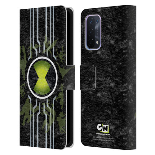 Ben 10: Alien Force Graphics Omnitrix Leather Book Wallet Case Cover For OPPO A54 5G