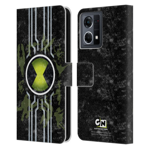 Ben 10: Alien Force Graphics Omnitrix Leather Book Wallet Case Cover For OPPO Reno8 4G