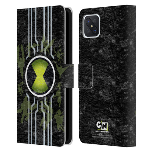 Ben 10: Alien Force Graphics Omnitrix Leather Book Wallet Case Cover For OPPO Reno4 Z 5G