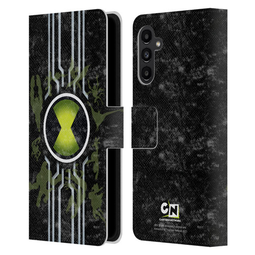 Ben 10: Alien Force Graphics Omnitrix Leather Book Wallet Case Cover For Samsung Galaxy A13 5G (2021)