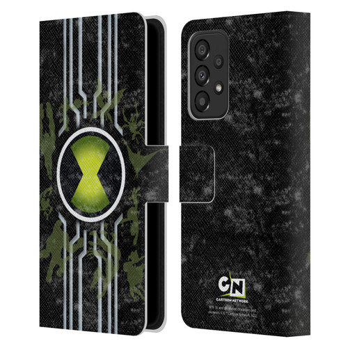 Ben 10: Alien Force Graphics Omnitrix Leather Book Wallet Case Cover For Samsung Galaxy A33 5G (2022)