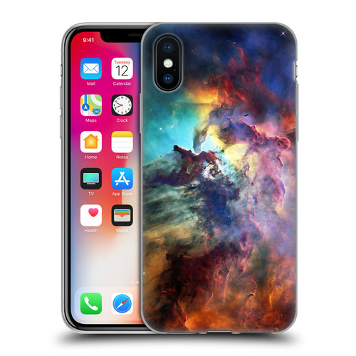 Cosmo18 Space Lagoon Nebula Soft Gel Case for Apple iPhone X / iPhone XS