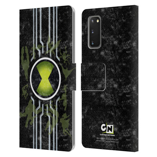 Ben 10: Alien Force Graphics Omnitrix Leather Book Wallet Case Cover For Samsung Galaxy S20 / S20 5G