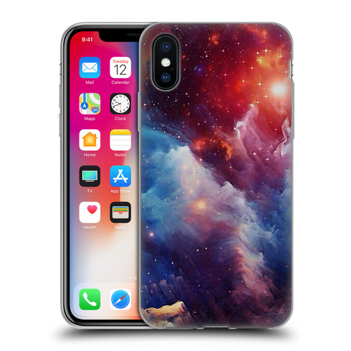 Cosmo18 Space Mysterious Space Soft Gel Case for Apple iPhone X / iPhone XS