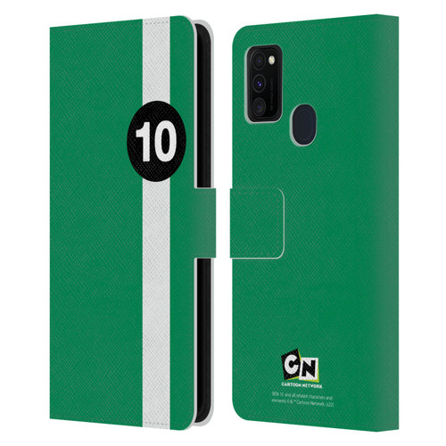 Ben 10: Alien Force Graphics Ben's Jacket Leather Book Wallet Case Cover For Samsung Galaxy M30s (2019)/M21 (2020)