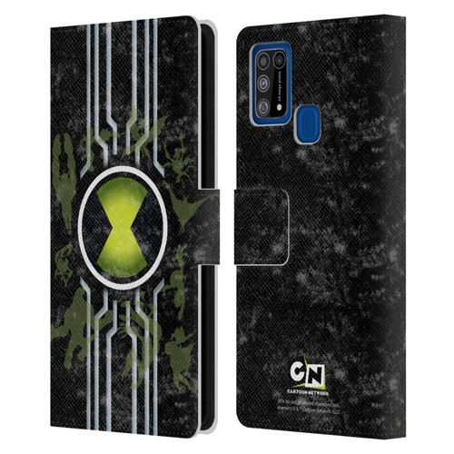 Ben 10: Alien Force Graphics Omnitrix Leather Book Wallet Case Cover For Samsung Galaxy M31 (2020)