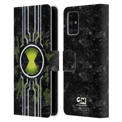 Ben 10: Alien Force Graphics Omnitrix Leather Book Wallet Case Cover For Samsung Galaxy M31s (2020)