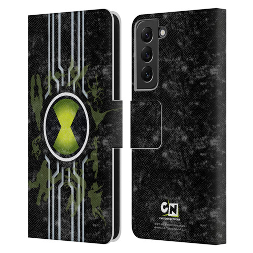 Ben 10: Alien Force Graphics Omnitrix Leather Book Wallet Case Cover For Samsung Galaxy S22+ 5G