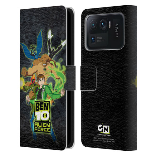 Ben 10: Alien Force Graphics Character Art Leather Book Wallet Case Cover For Xiaomi Mi 11 Ultra
