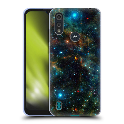 Cosmo18 Space Star Formation Soft Gel Case for Motorola Moto E6s (2020)